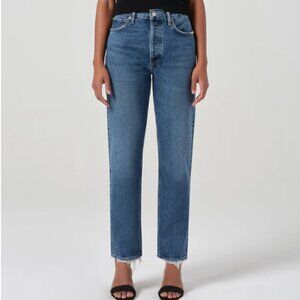 Agolde 90's Pinch Waist High Rise Straight in Range (Size 30)